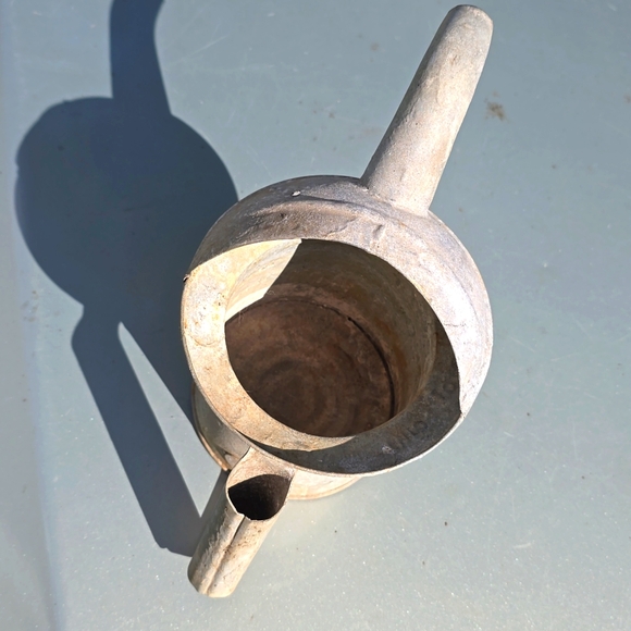 Vintage Railroad Oil Can NYC - PA galvanized metal 1 qt Rustic - Picture 2 of 5